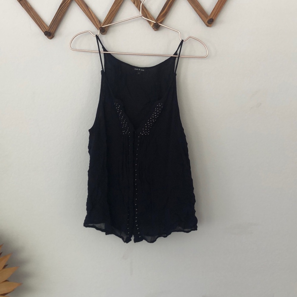 Navy blue top